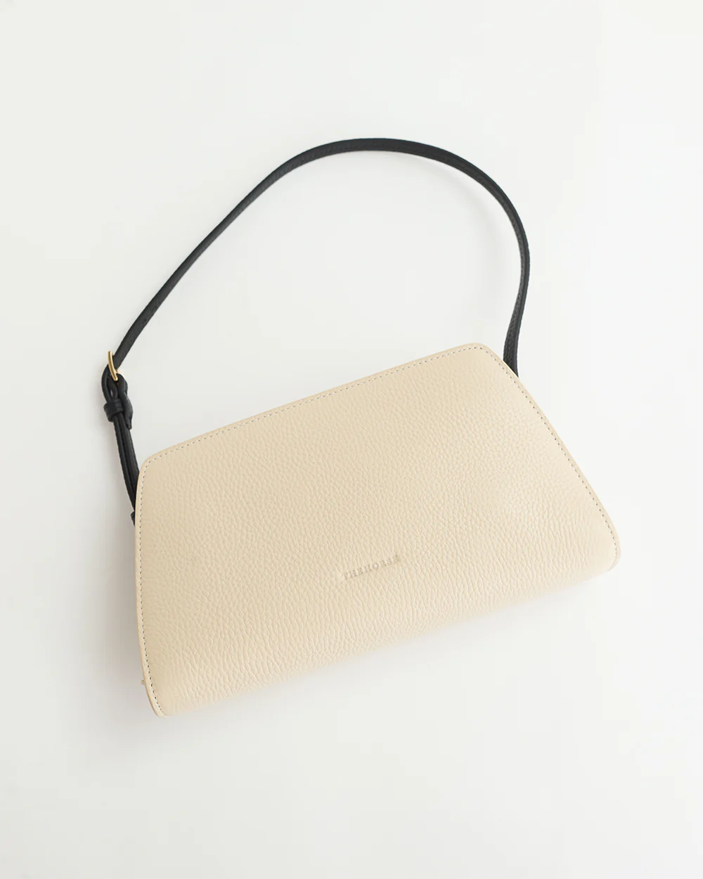 Clara Bag: Oat / Black with Gold - Image 5