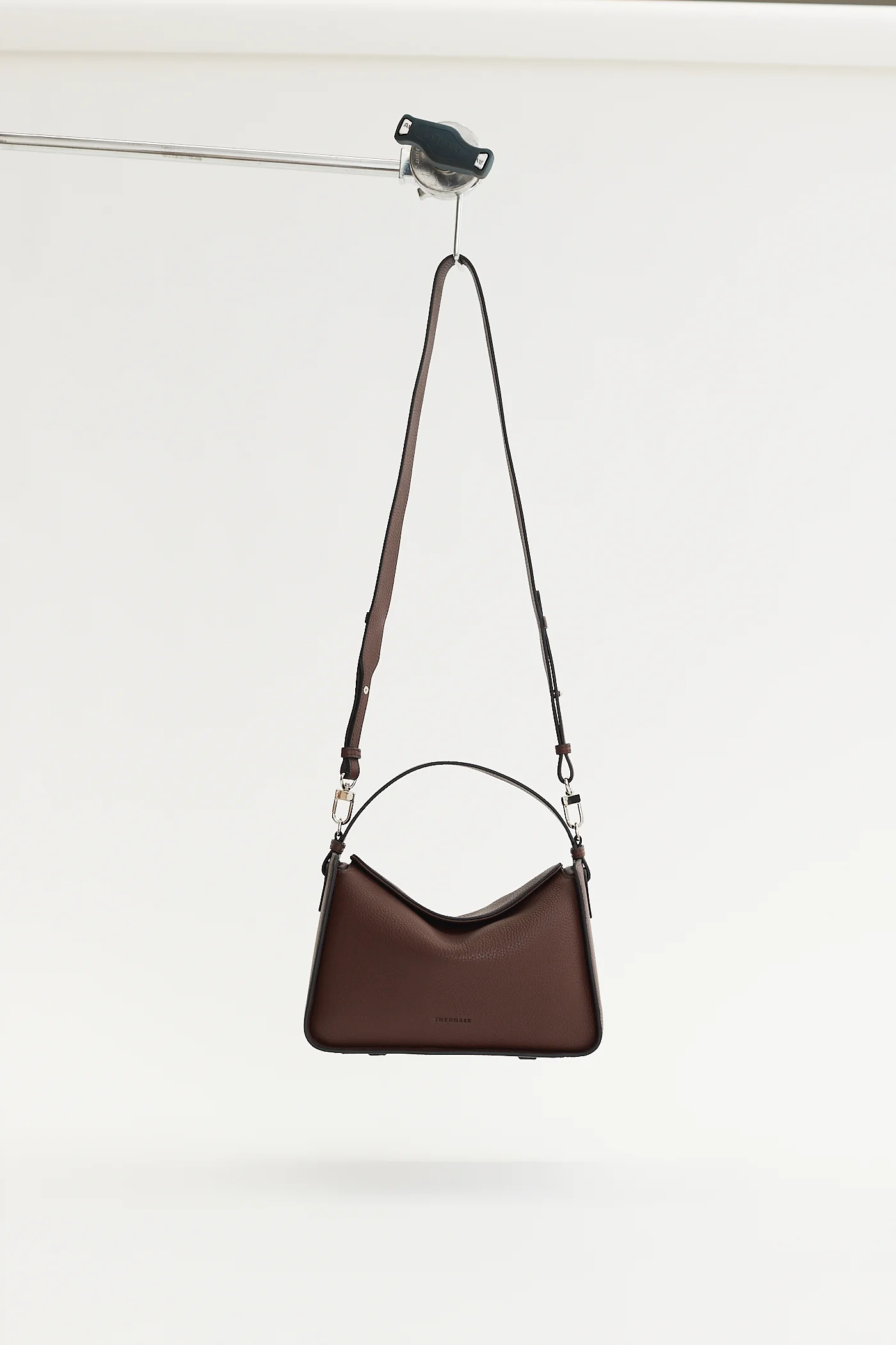 Clementine Bag: Coffee Pebbled Leather - Image 9