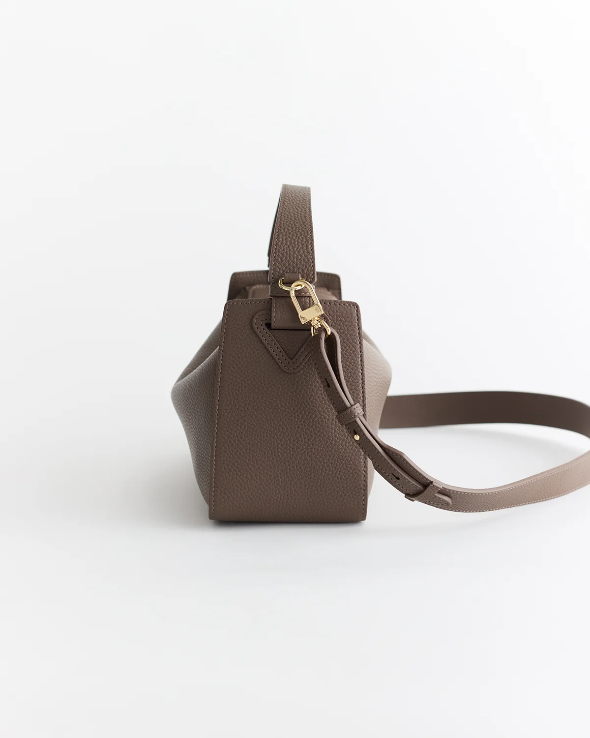 Clementine Bag: Mushroom with Gold - Image 4
