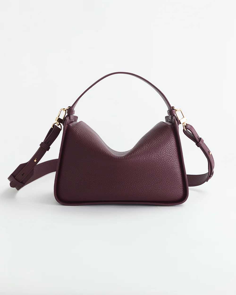 Clementine Bag: Plum with Gold - Image 10