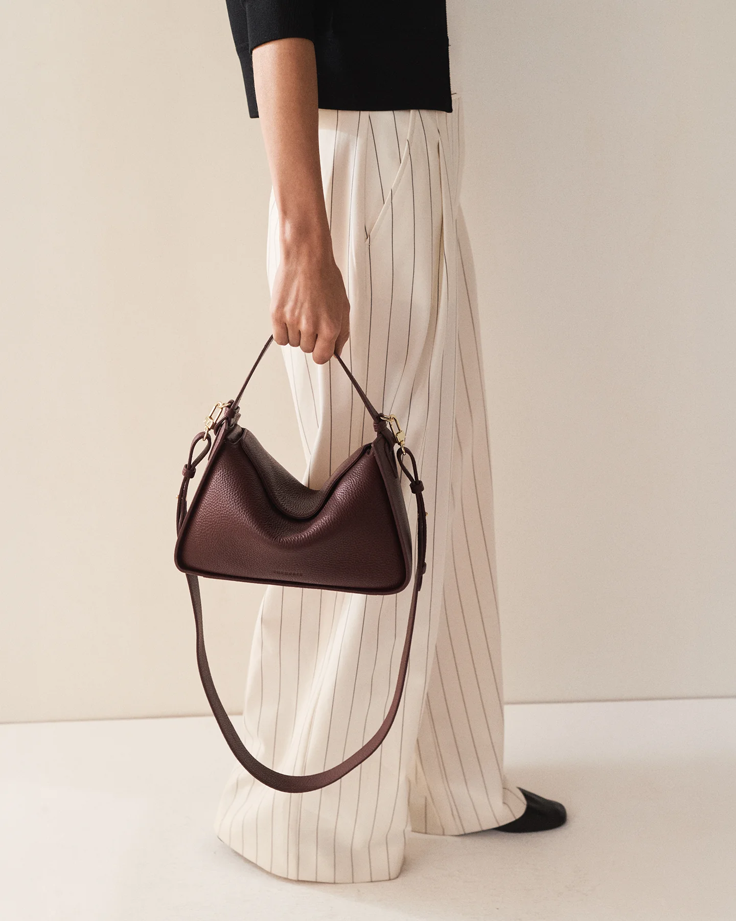 Clementine Bag: Plum with Gold - Image 12