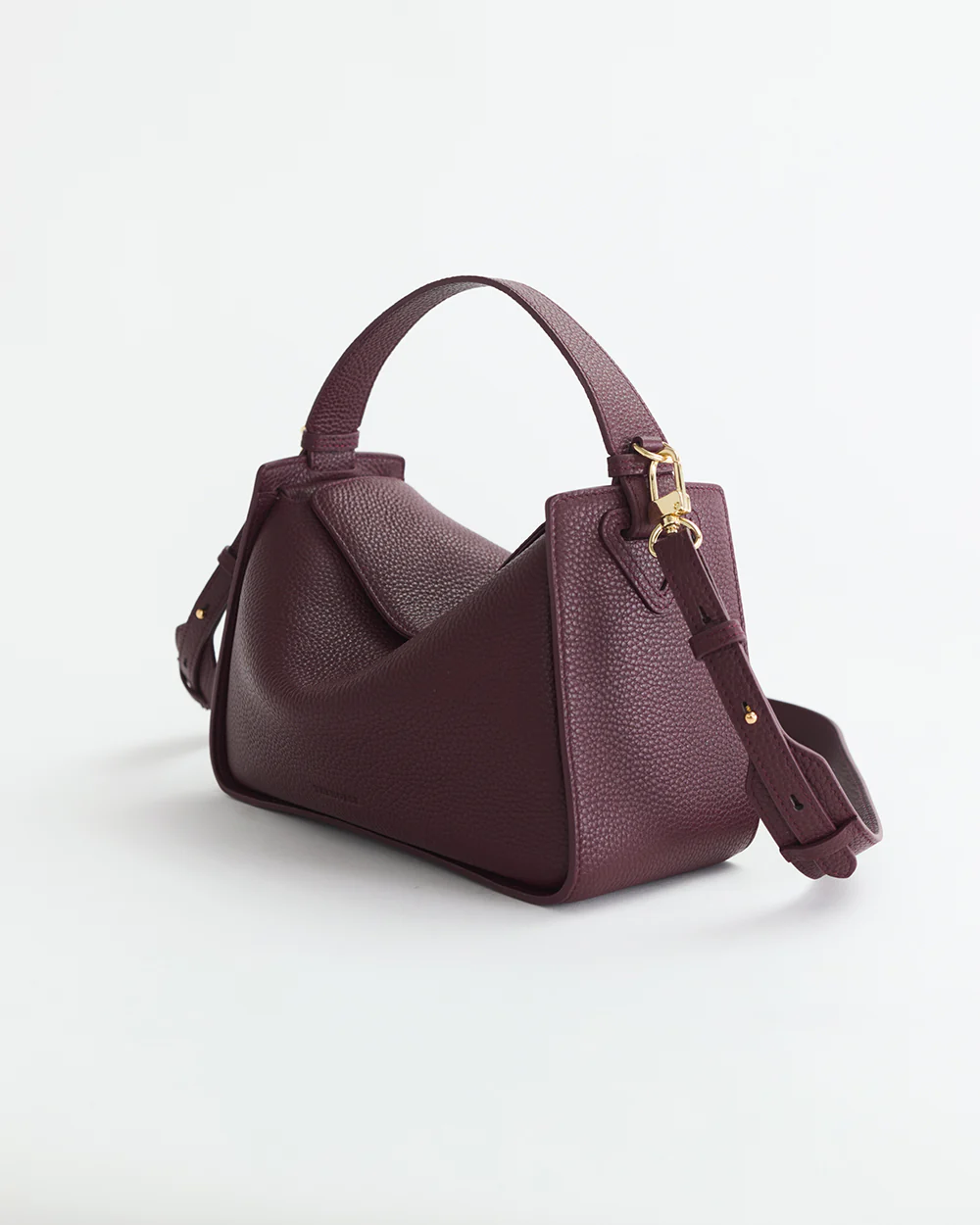 Clementine Bag: Plum with Gold - Image 3