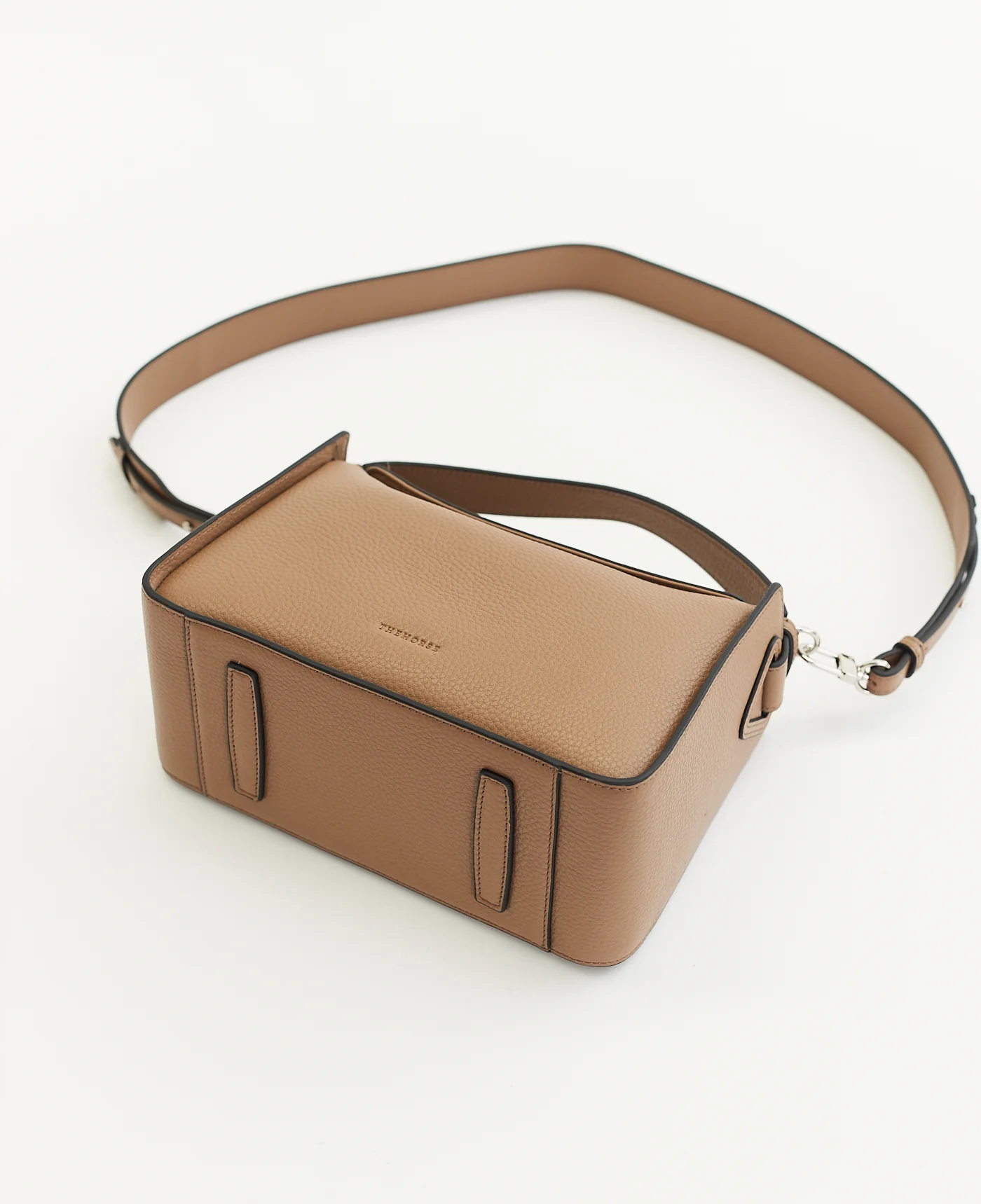 Clementine Bag: Taupe Pebbled Leather - Image 10