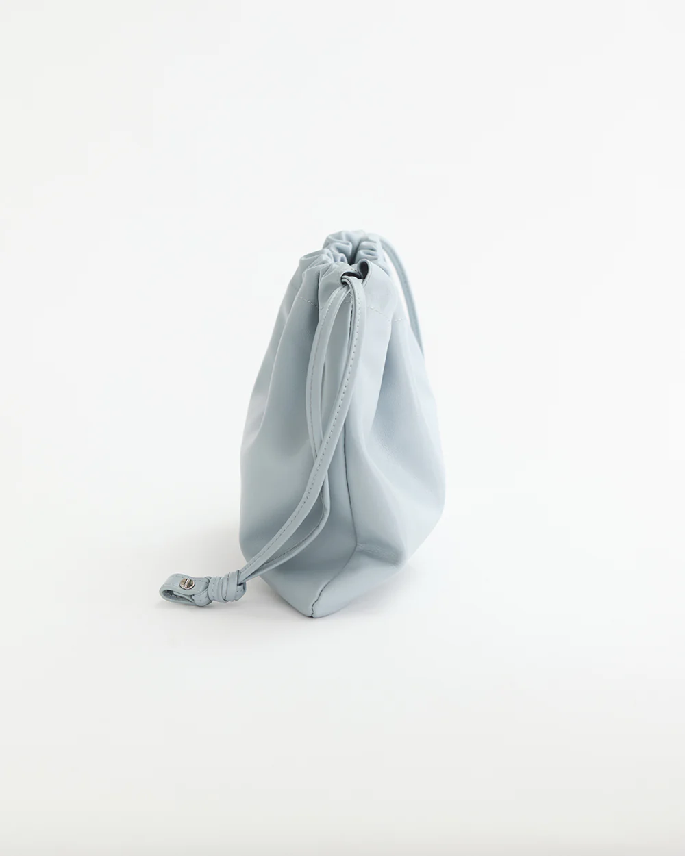 Fin Drawstring Bag: Blue Grey - Image 4