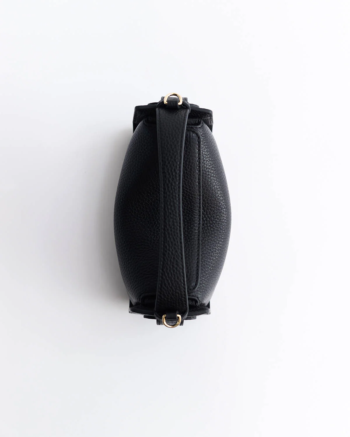 Mini Clementine Bag: Black with Gold - Image 6